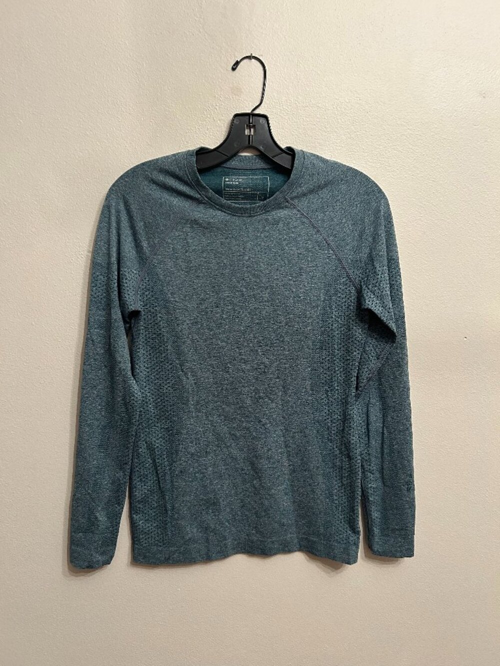 Figs Long Sleeve Salta Underscrub Teal Top Size S